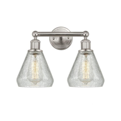 Conesus 2 Light Industrial Vanity Light 15 Inch Wide by Innovations - 616-2W-G27