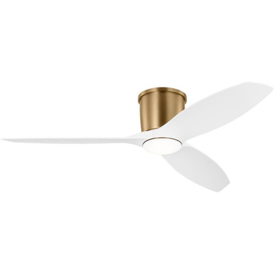 Titus 3 Blade Hugger Ceiling Fan with Light Kit 52 Inch Wide by Generation - 3TTHR52
