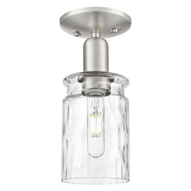 Candor 1 Light Semi Flush Mount 11.5 Inch and 4.88 Inch Wide by Innovations - 716-1C-G352