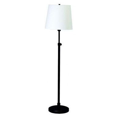 Townhouse 1 Light Adjustable Floor Lamp 46 x 13 Inches by House of Troy - TH701-BLK