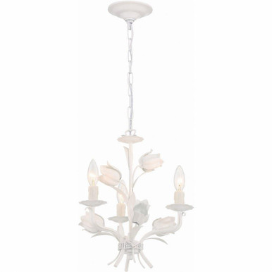 Southport 3 Light Small Chandelier by Crystorama - 4813-ww