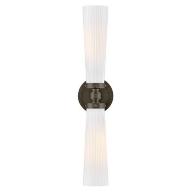 Jude 20W 2 LED Medium Bath Vanity 24 Inch Tall and 5 Inch Wide by Hinkley - 50092-CO