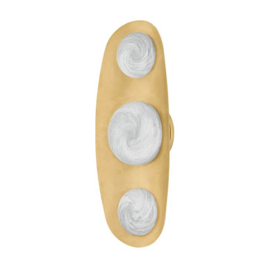 Bezel 3 LED Light Wall Sconce by Corbett - 472-03-VB