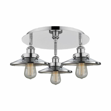 Ballston Urban 3 Light 19.75 Inch Wide Flush Mount by Innovations - 916-3C-M1-M7