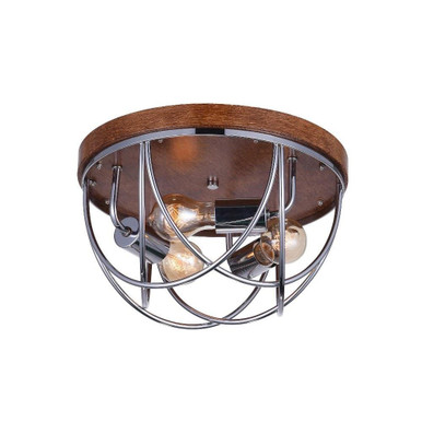 Parana 3 Light 14 Inch Wide Flush Mount by CWI - 9965C14-3-601