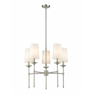 Emily 5 Light Chandelier 25.5 x 28 Inches Wide by Z-Lite - 3033-5