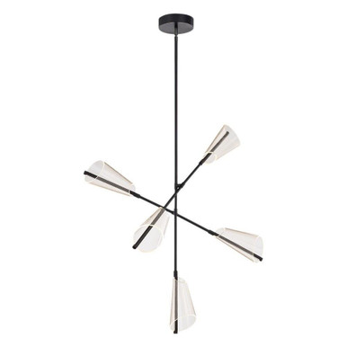 Mulberry Light Oversized Chandelier by Kuzco CH62737-BK/LG - CH62737
