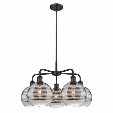 Rochester 5 Light Medium Chandelier by Innovations 516-5CR-G556-8 - 516-5CR-G556-8