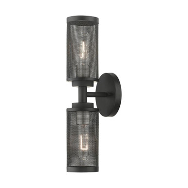 Industro 2 Light Wall Sconce by Livex - 14122