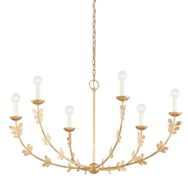 Florian 6 Light Oversized Chandelier by Troy - F4440