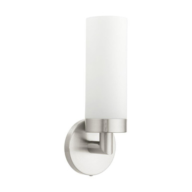 Aero 1 Light Wall Sconce 11.75 Inch Tall by Livex - 15071