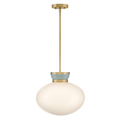 Lucy 12W 1 LED Medium Pendant 13.25 Inch Tall and 15 Inch Wide by Lark - 83604