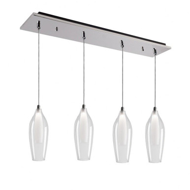 Victoria 11W LED Pendant 11 Inch Tall and 5.13 Inch Wide by Kuzco - MP3004CH-04