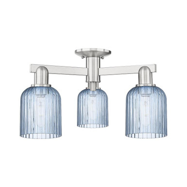 Bridal Veil 3Light Semi Flush Mount 11 Inch X 22.5 Inch Wide by Innovations - 716-3F-G559-5_P