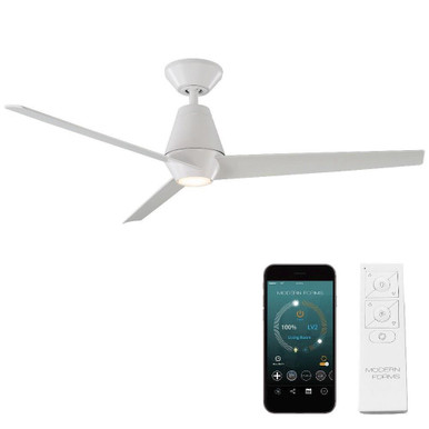 Slim 52 Inch  3 Blade Downrod Ceiling Fan with LED Light by Modern Forms - FR-W2003-52L