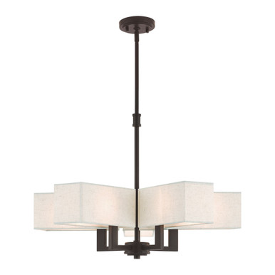 Rubix 5 Light Medium Chandelier by Livex Lighting - 42665