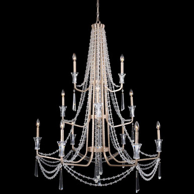 Barcelona 12 Light Oversized 3 Tier Chandelier by Varaluz - 270C12