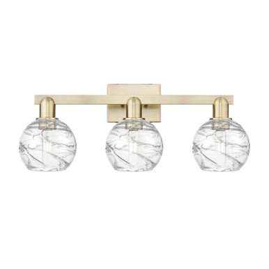 Athens Deco Swirl 3 Light Bath Vanity 9.88 X 24.88 Inch Wide by Innovations - 716-3W-G1213-6