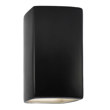 Ambiance 1 Light Rectangle Closed Top Outdoor Wall Mount by Justice Design - CER-0950W