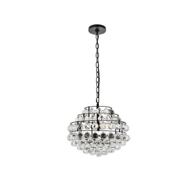 Savannah 3 Light Medium Pendant 16 Inch Wide by Elegant - 1106D16