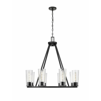 Titus 8 Light Chandelier 26.5 Inches Tall and 33 Inches Wide by Z-Lite - 826-8