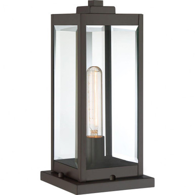Westover 1 Light Outdoor Pier Mount 16 x 7.5 Inches by Quoizel  - WVR9106