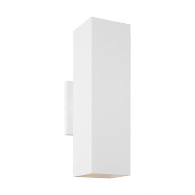 Pohl 2 Light Outdoor Large Wall Lantern 18.5 Inch by Visual Comfort Studio - SLO1132OTW