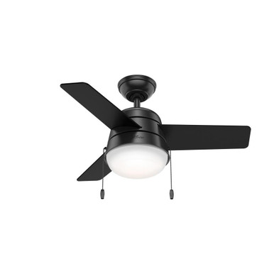 Aker 36 Inch Ceiling Fan with LED Light Kit and Pull Chain by Hunter Fans - 1000190