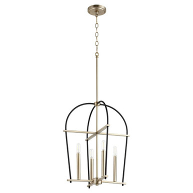 Espy 4 Light Foyer Chandelier by Quorum - 687-4-6980