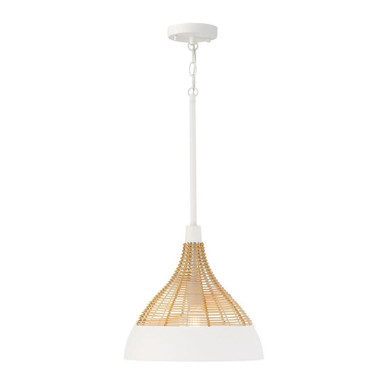 Kali 1 Light Pendant 13.5 Inch Tall and 14 Inch Wide by Capital - 353911WE