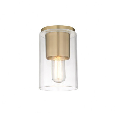 Lula 1 Light 5.25 Inch Wide Flush Mount by Mitzi - H135501