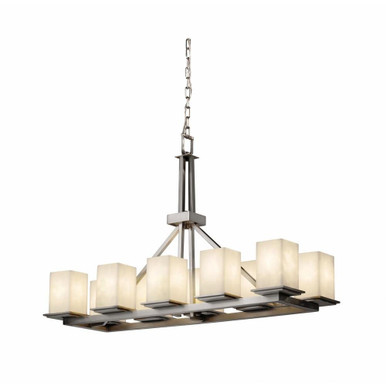 Clouds Montana 10 Light Small Chandelier by Justice Design - CLD-8650-15