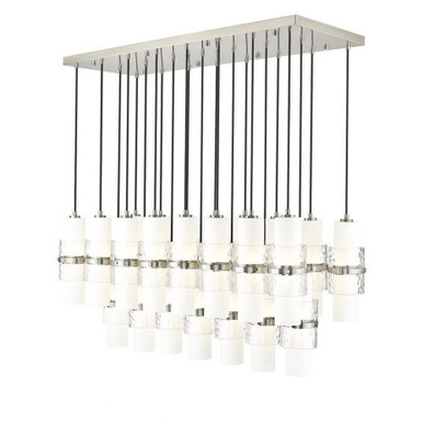 Cayden 23 Light Linear Chandelier 16.75 x 18 Inches Wide by Z-Lite - 1946P-23L