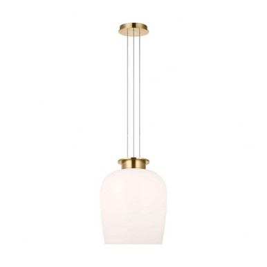 Vetro 16.2W 1 LED Pendant 26.9 Inch Tall by Visual Comfort Modern - SLPD623