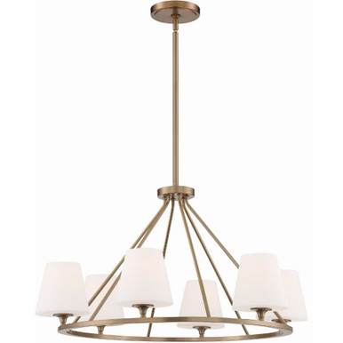 Keenan 6 Light Large Chandelier by Crystorama - KEE-A3006