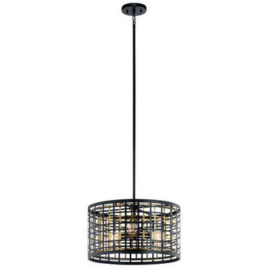 Aldergate 3 Light Large Pendant by Kichler - 44075bk