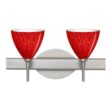 Mia 10W 2 LED Vanity Light by Besa - 2SW-1779RC-LED-SN