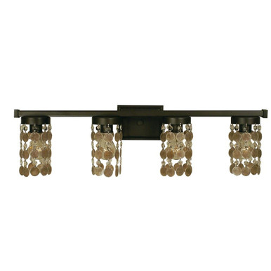 Naomi 4 Light Wall Sconce by Framburg - 4364 BN
