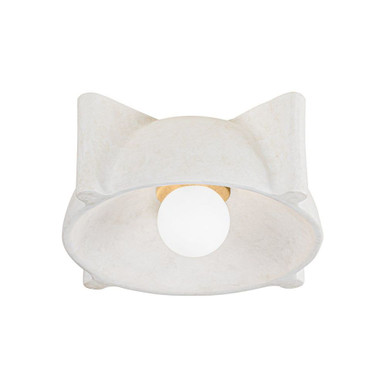Modesto 1 Light 13 Inch Wide Flush Mount by Troy - C4713-PBR/CFW