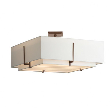 Exos 4 Light 24.6 Inch Wide Semi Flush Mount by Hubbardton Forge - 126513
