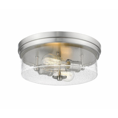 Bohin 2 Light 13 Inch Wide Flush Mount by Z-Lite - 464F13-BN4D
