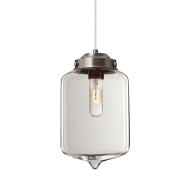 Olin 1 Light Small Cord Pendant by Besa - 1JT-OLIN