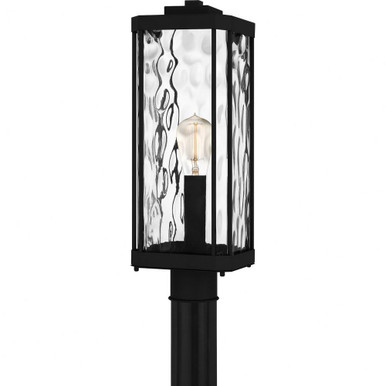 Balchier 1 Light Outdoor Post Lantern 20.25 x 7 Inches by Quoizel  - BCR9007MBK