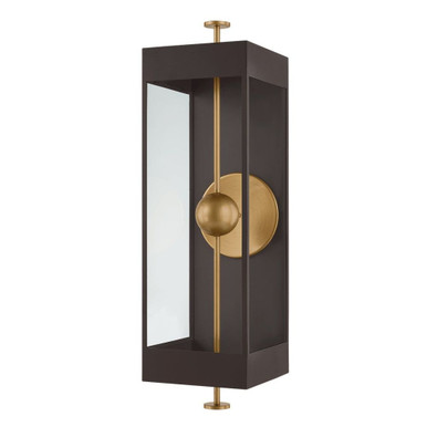 Garvey 10W 1 LED Wall Sconce 34.25 Inch Tall and 10 Inch Wide by Troy - B4934-TBZ/PBR
