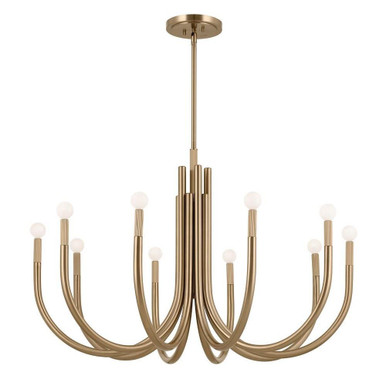 Odensa 10 Light Oversized Chandelier by Kichler - 52551