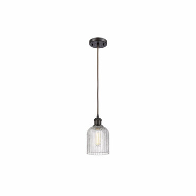 Bridal Veil 1 Light Mini Pendant 9 Inch Tall by Innovations - 516-1P-G559-5
