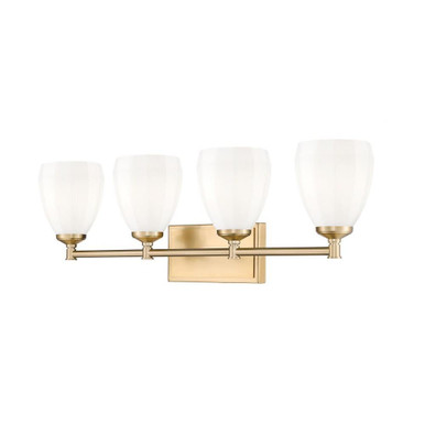 Oren 4 Light Bath Vanity 10 Inch Tall and 31 Inch Wide by Z Lite - 7004-4V