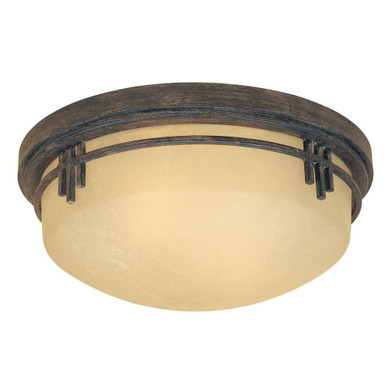 Mission Ridge 2 Light 13 Inch Wide Flush Mount by Designers Fountain - 82121-wm