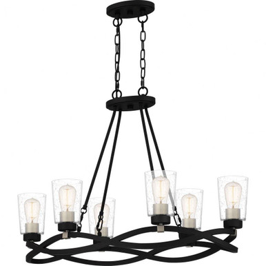 Overlook 6 Light Oversized Linear Pendant by Quoizel - OLK632EK