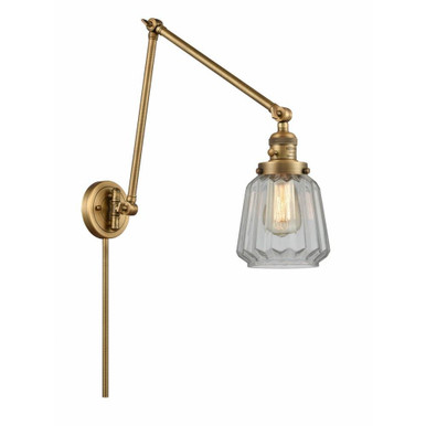 Chatham 1 Light Swing Arm Wall Sconce 30 Inch Tall by Innovations - 238-G14